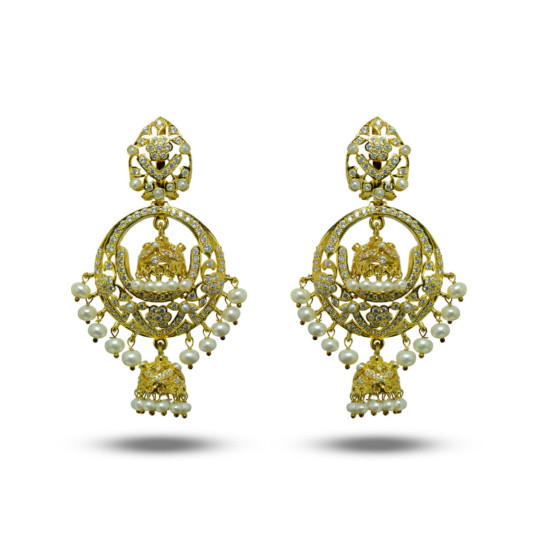 Natural Pearl Chand baali