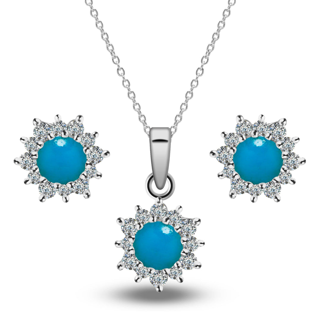 Feroza stone necklace
