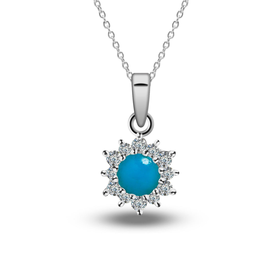 Feroza stone pendant
