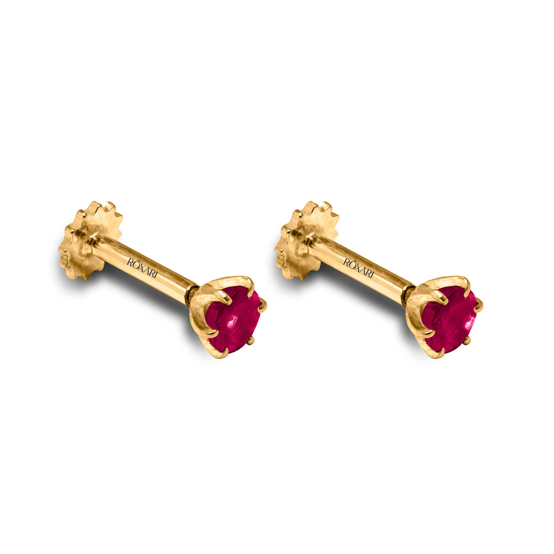 Yaqoot stone earrings