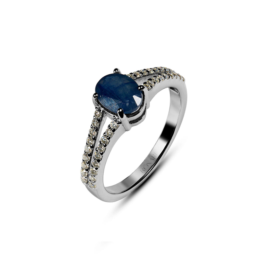 Natural Sapphire Oceanic Glow Ring