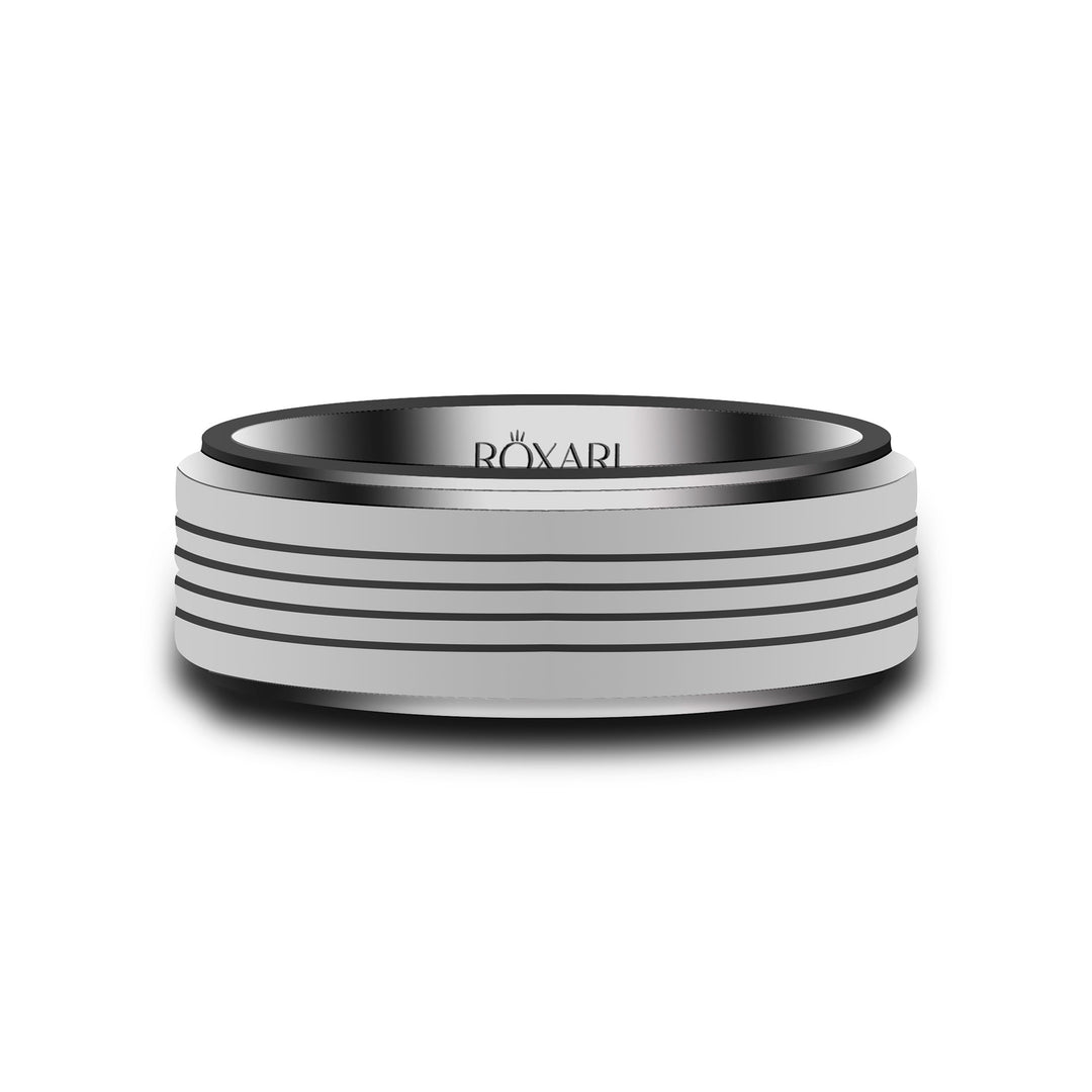Moissanite boys ring | Roxari
