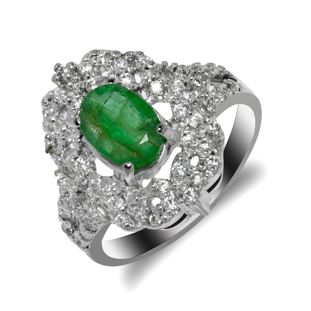 Zamurd stone ring