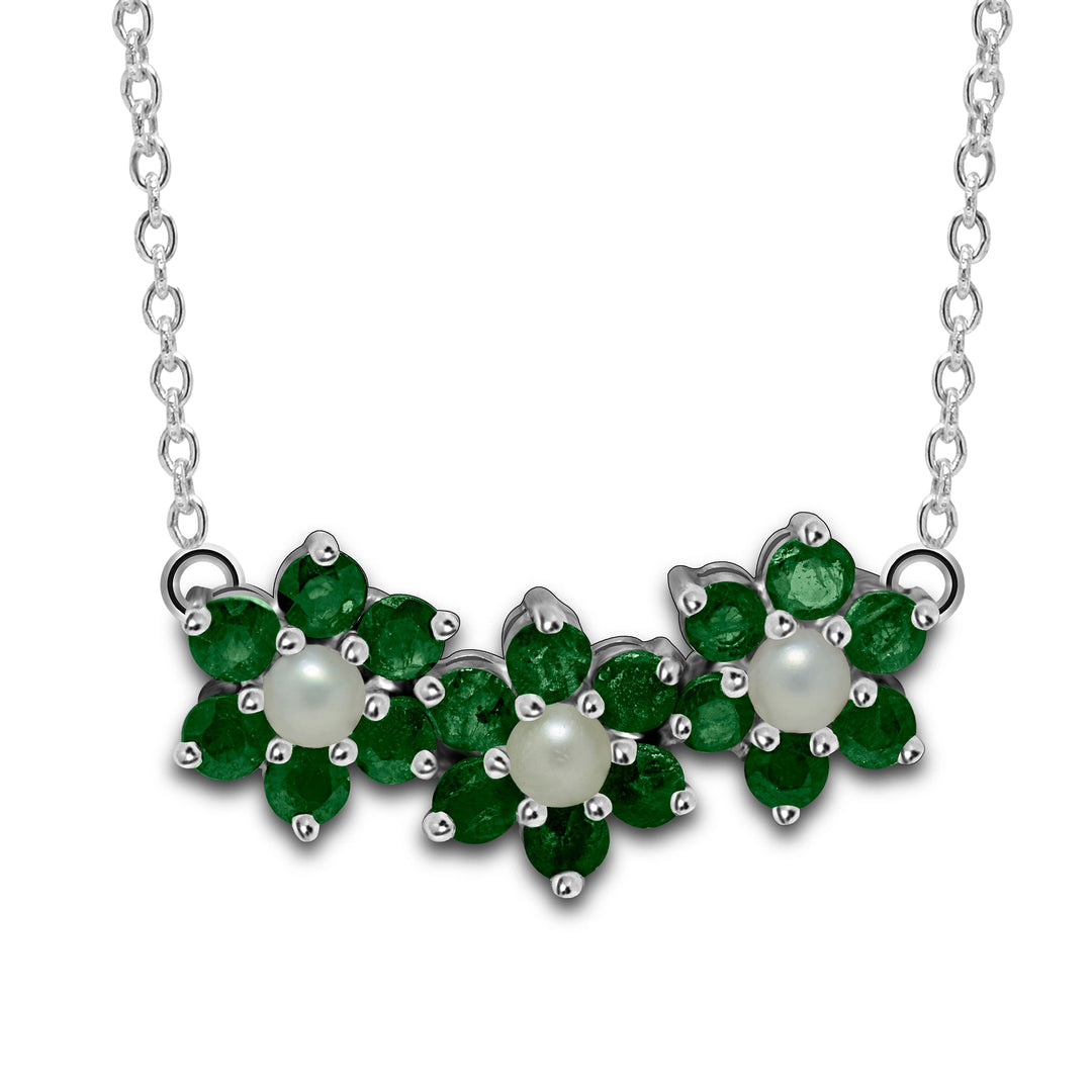 Zamurd stone necklace