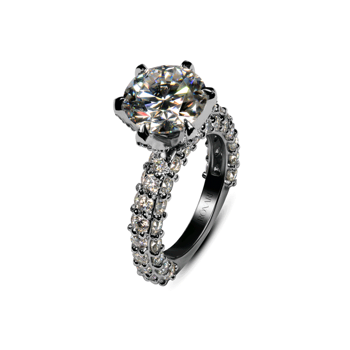 5CT Moissanite Valerine Ring