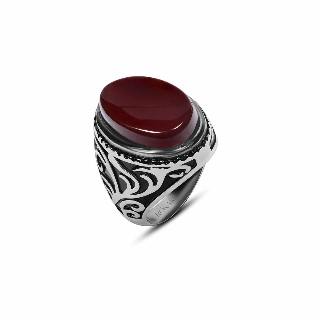 Yemeni Aqeeq Ring