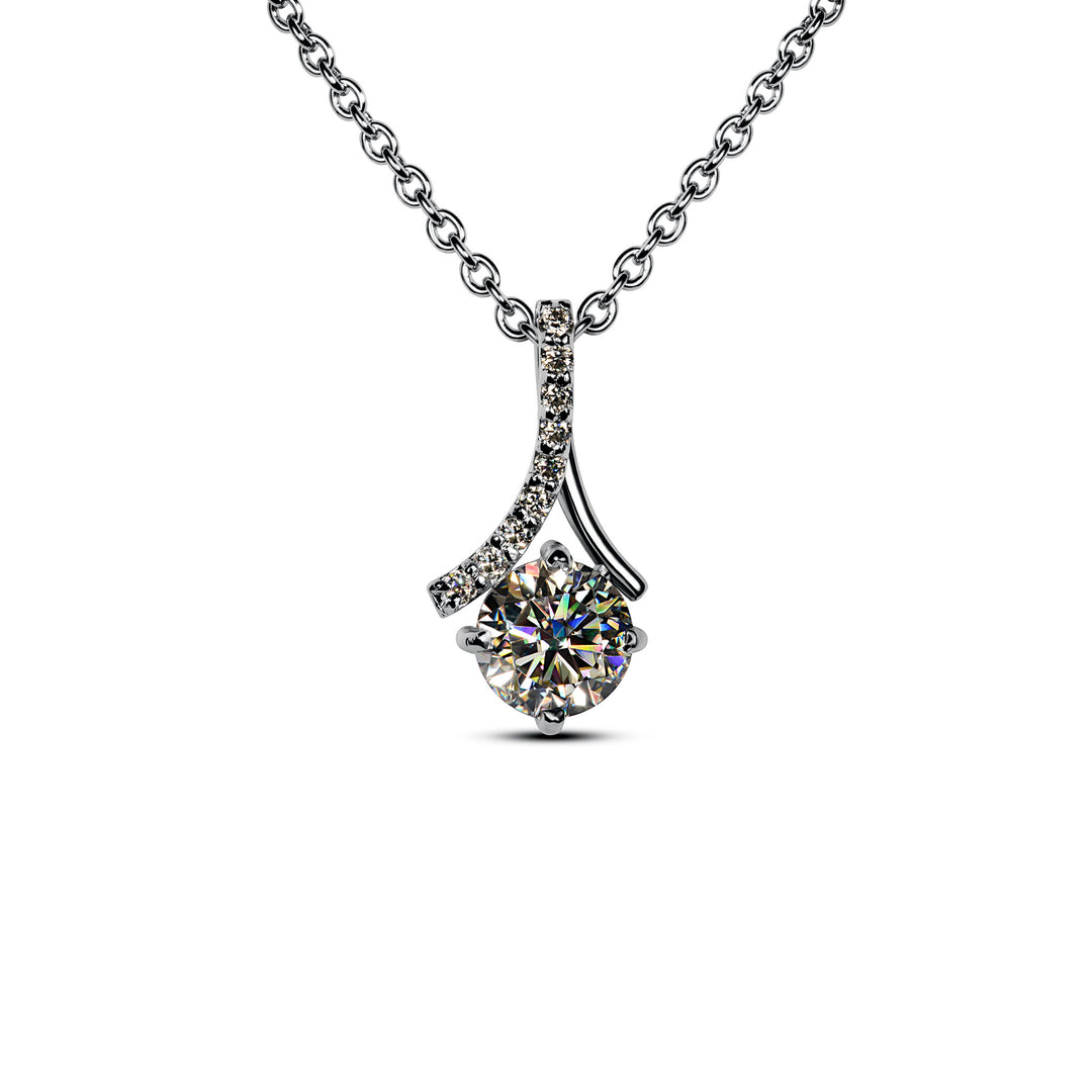 Buy 0.5 Carat Moissanite Diamond  Pendant 