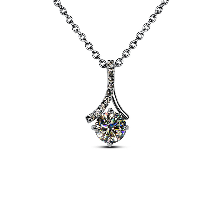 Buy 0.5 Carat Moissanite Diamond  Pendant 