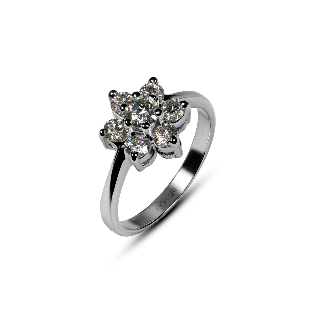 Moissanite diamond ring for women