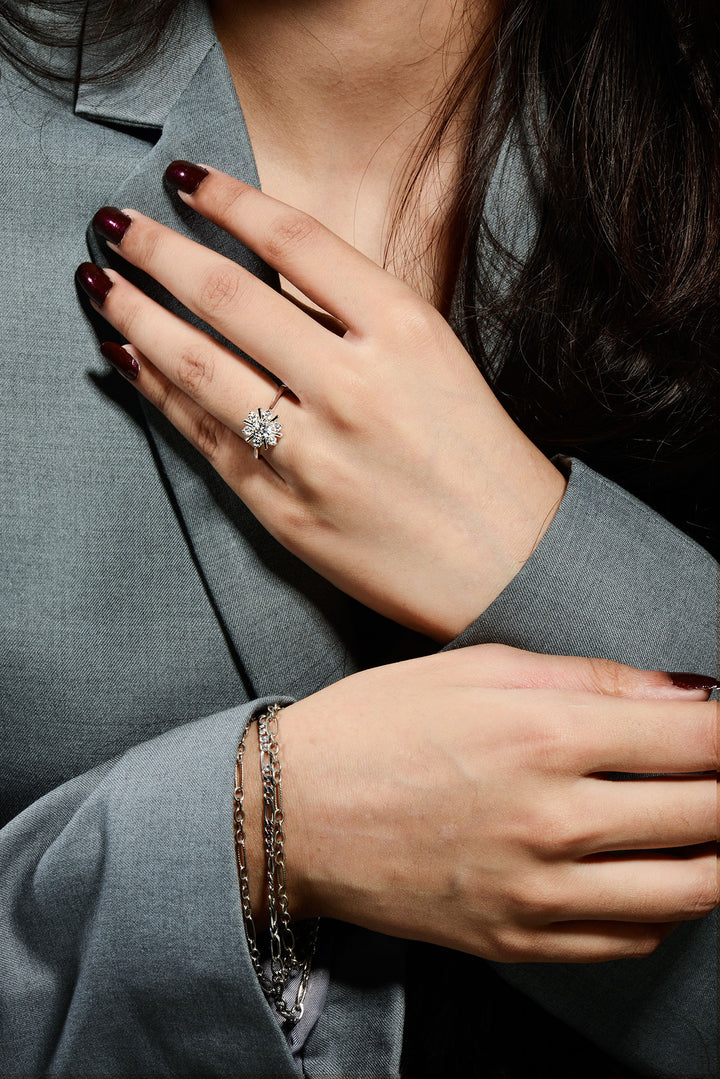 Buy 25cent Moissanite Ring for women in Pakistan ] Roxari