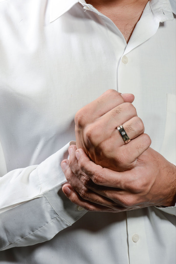 Tge Vertex Shine Wedding Band