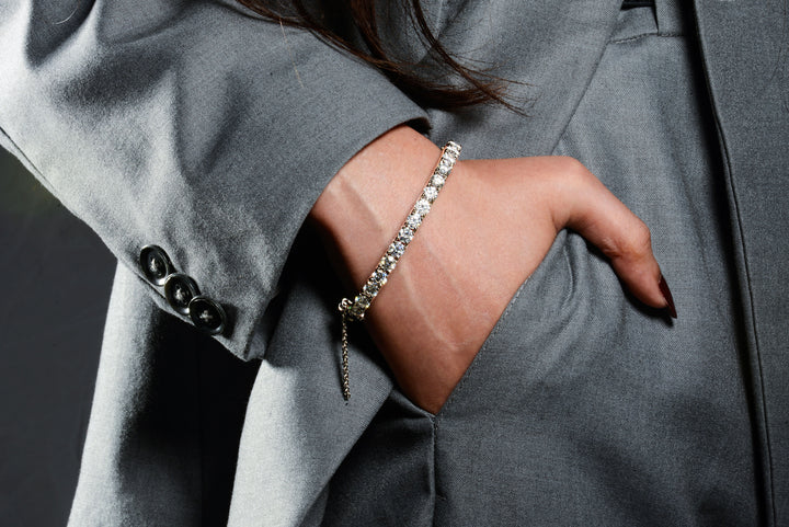0.5 Carat Moissanite diamond Iconic Dazzle Bracelet