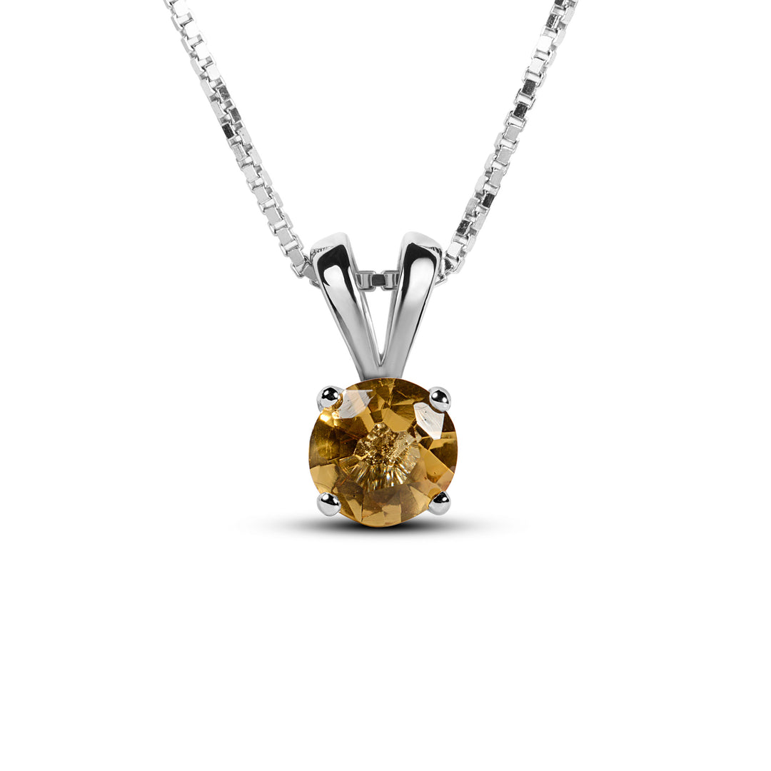 Buy Natural Golden Topaz Pendant 