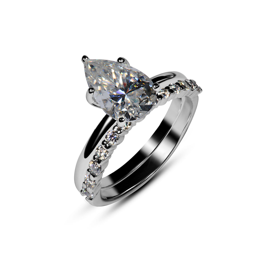 Buy 3 Carat Moissanite Ring in Pakistan ] Roxari