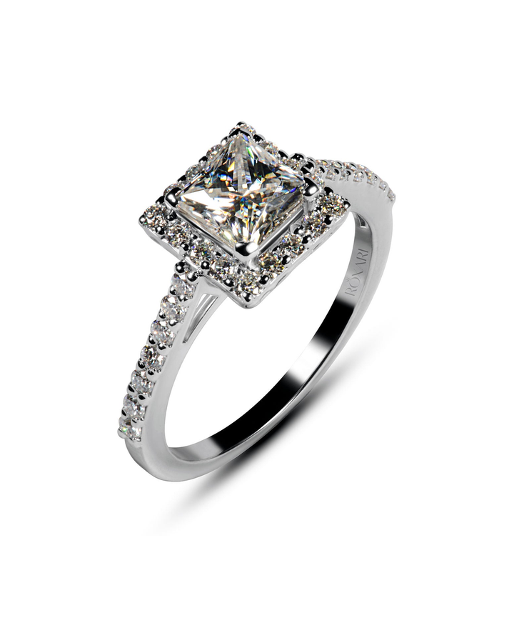 Buy 1 carat Princess Cut ring for female in Pakistan