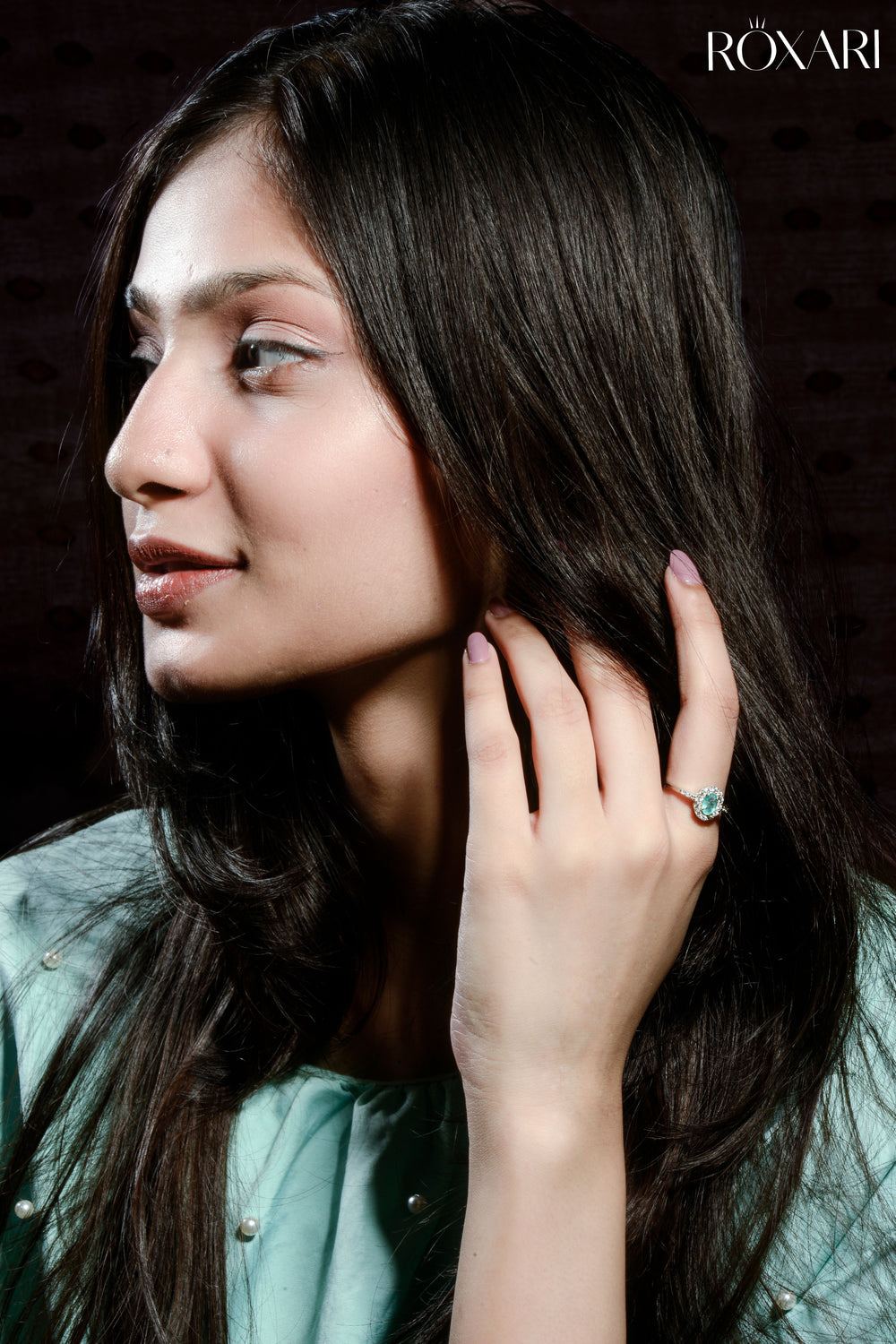 natural emerald ring 925 silver