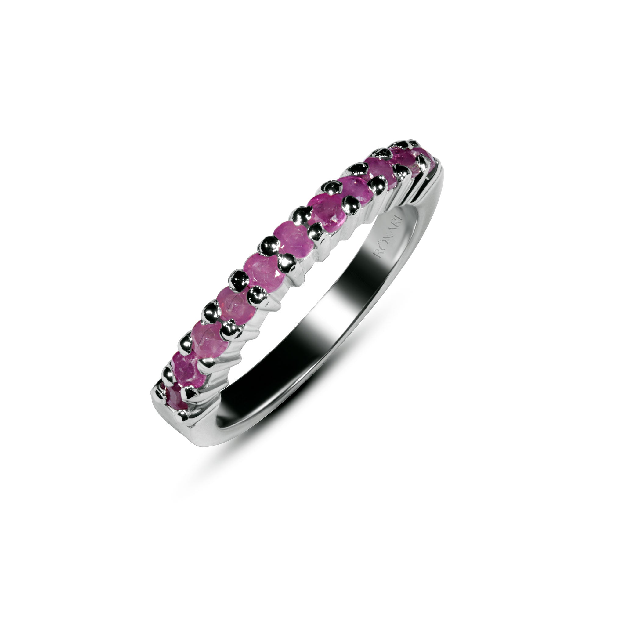 Elegance & Charm Radiant Ruby Stone Rings in 925 Silver | Roxari ...