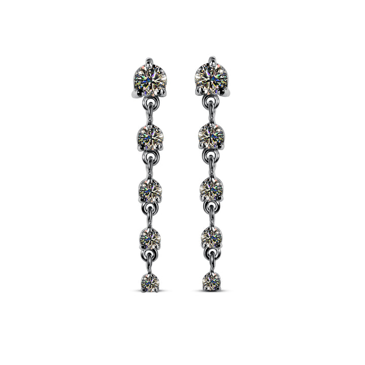 BUY Tear Drop Moissanite Earrings 