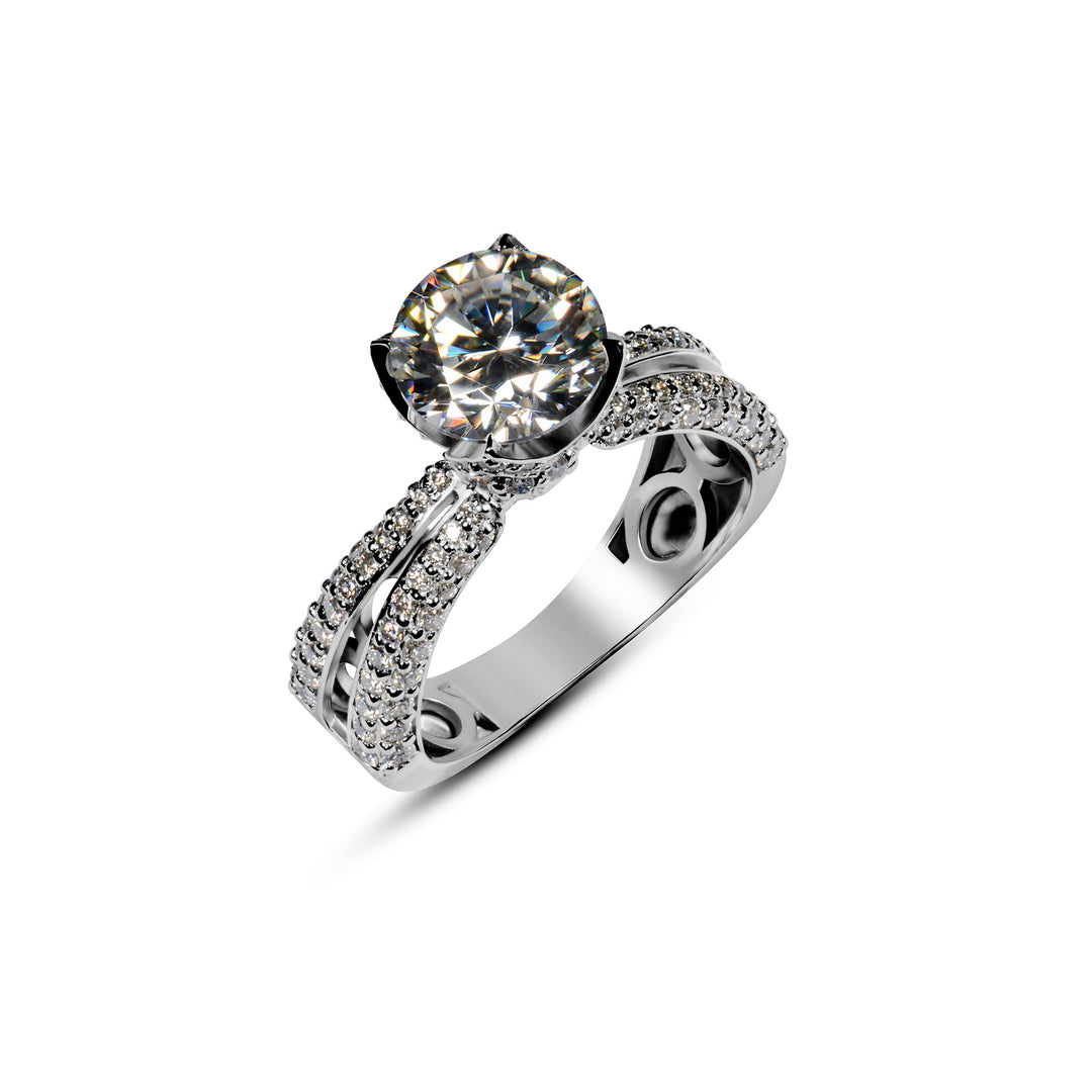 3 Carat Moissanite Royal Radiance Ring