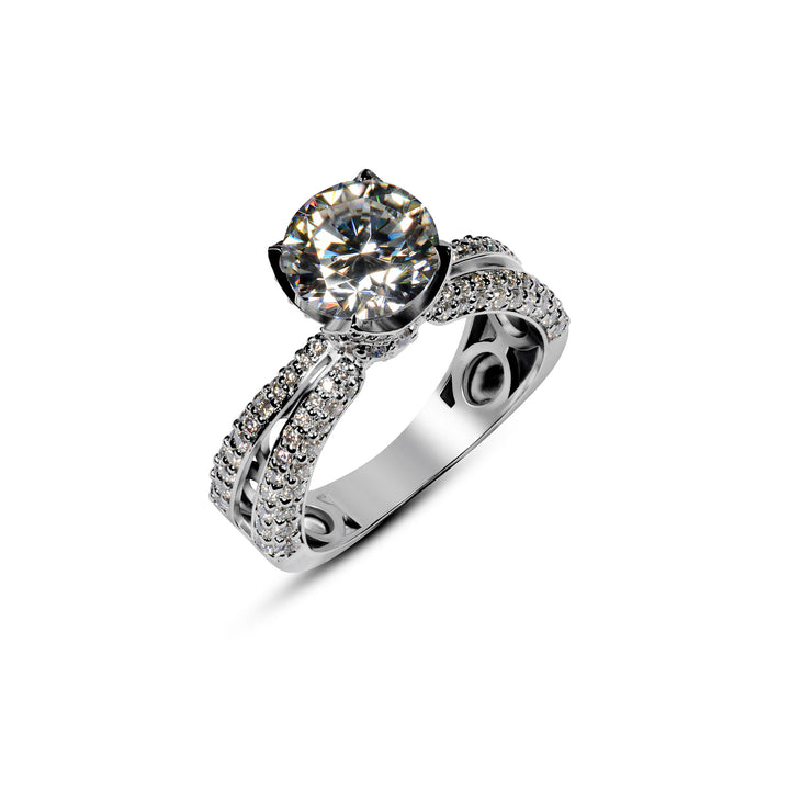 3 Carat Moissanite Royal Radiance Ring
