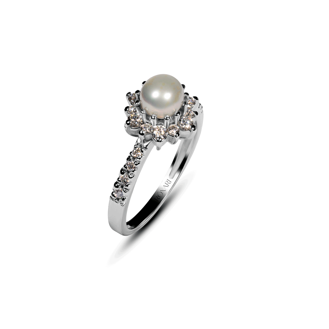 Natural Pearl Ring for women 