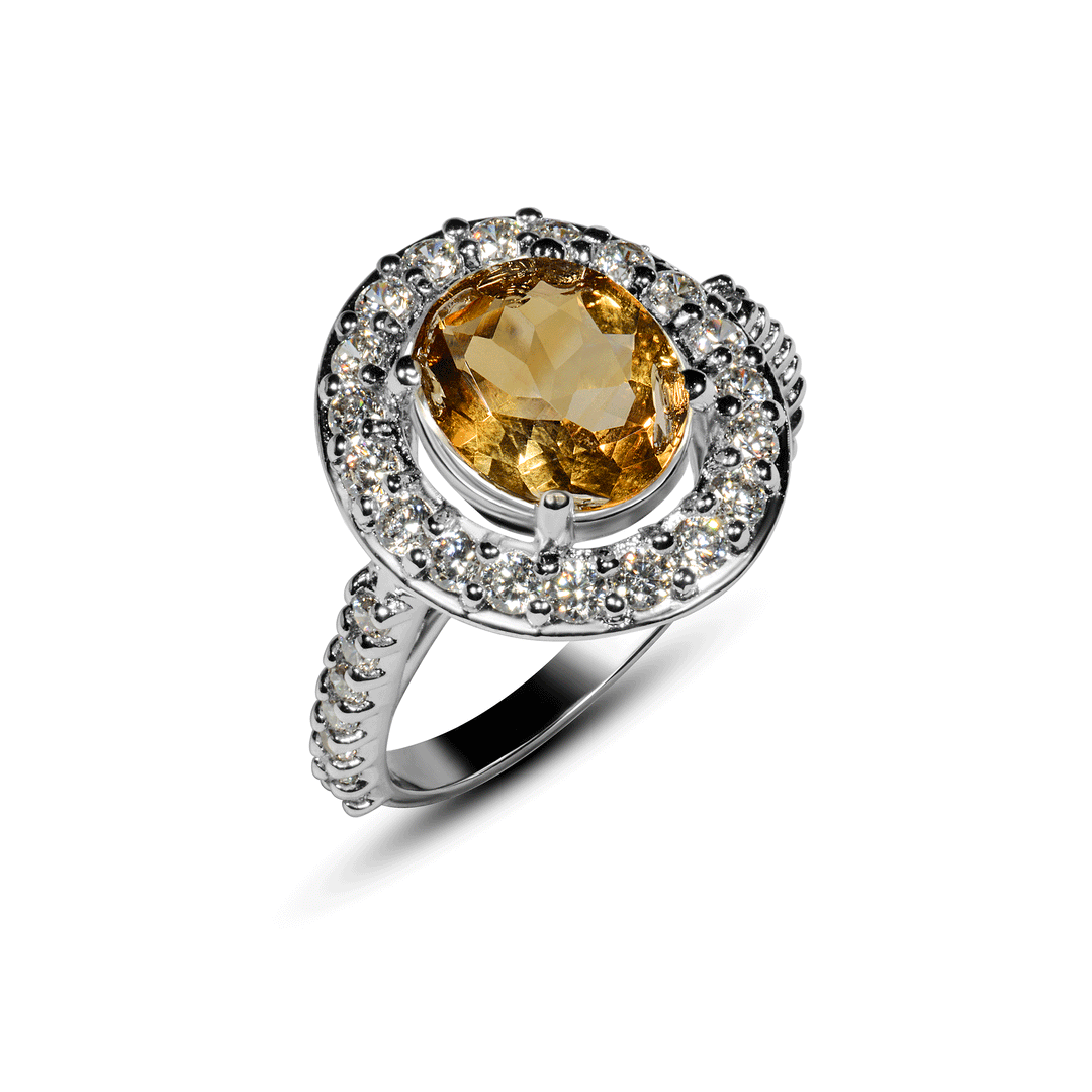 Natural Citrine Ring