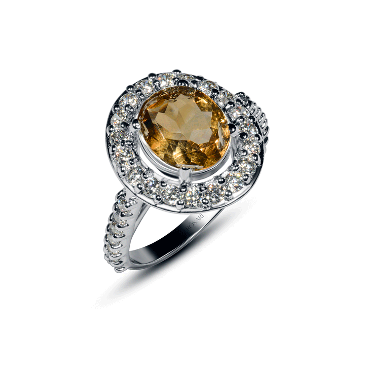 Natural Citrine Ring
