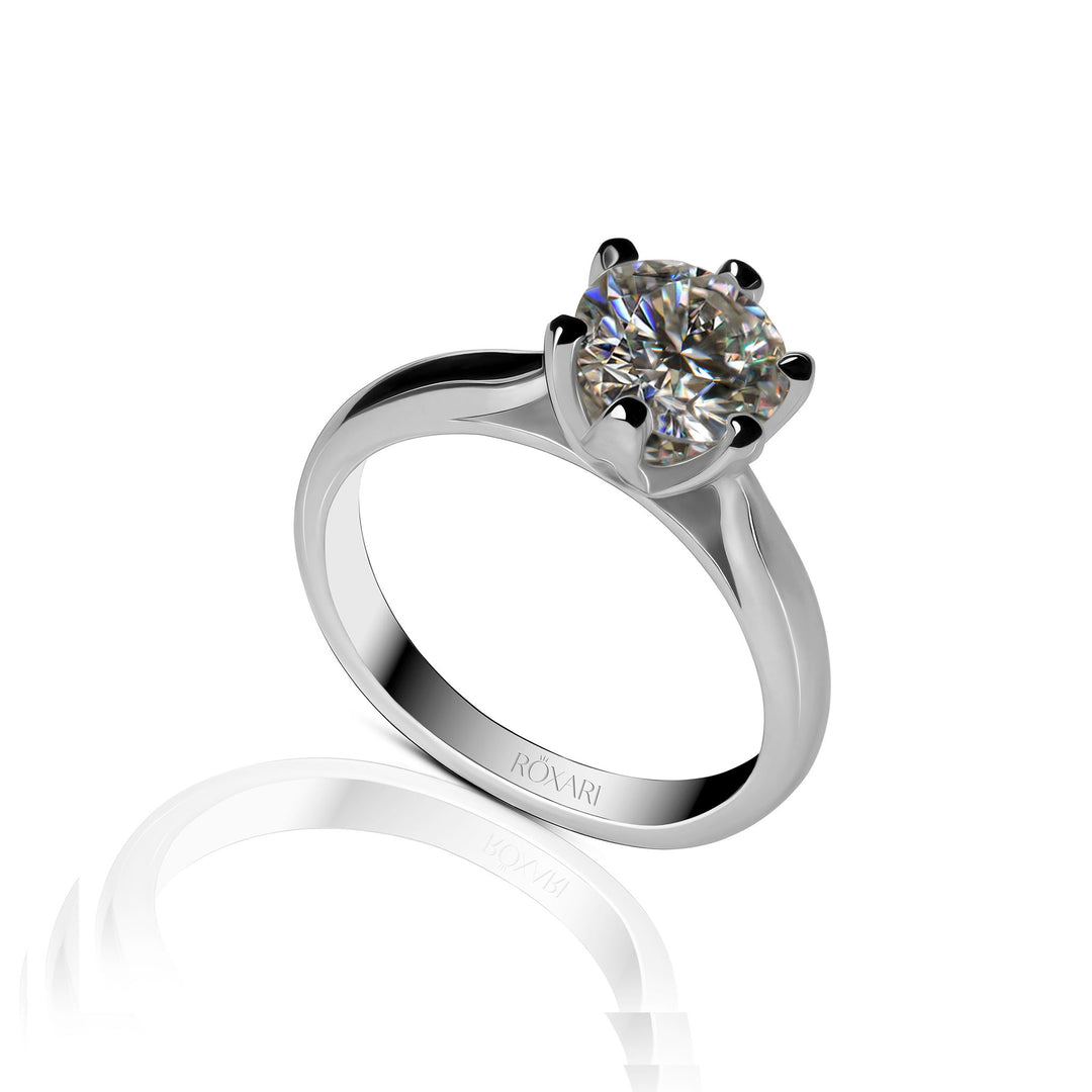 2 Carat Moissanite Prestige Ring