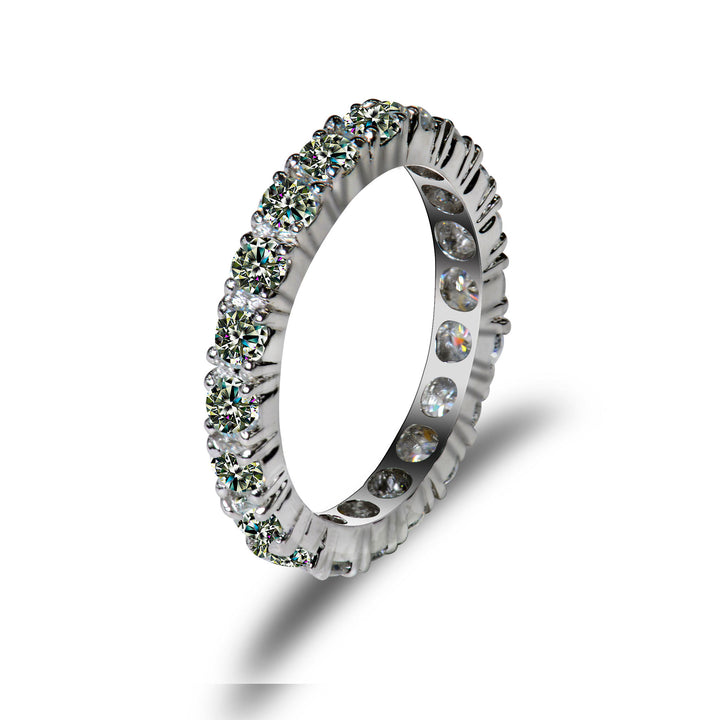 9 Cent Moissanite Luminous Band