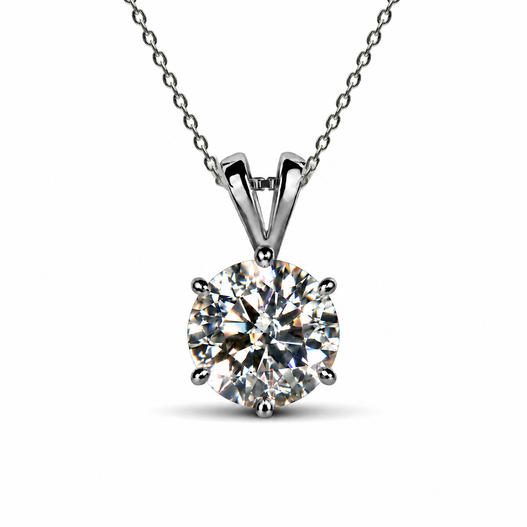 2 Carat Moissanite Infinite Allure Pendant