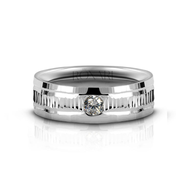 The Vertex Shine Wedding Band