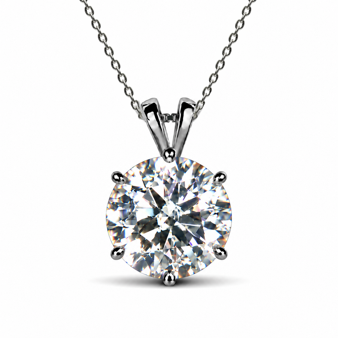 3 Carat Hexagon Elegance Pendant