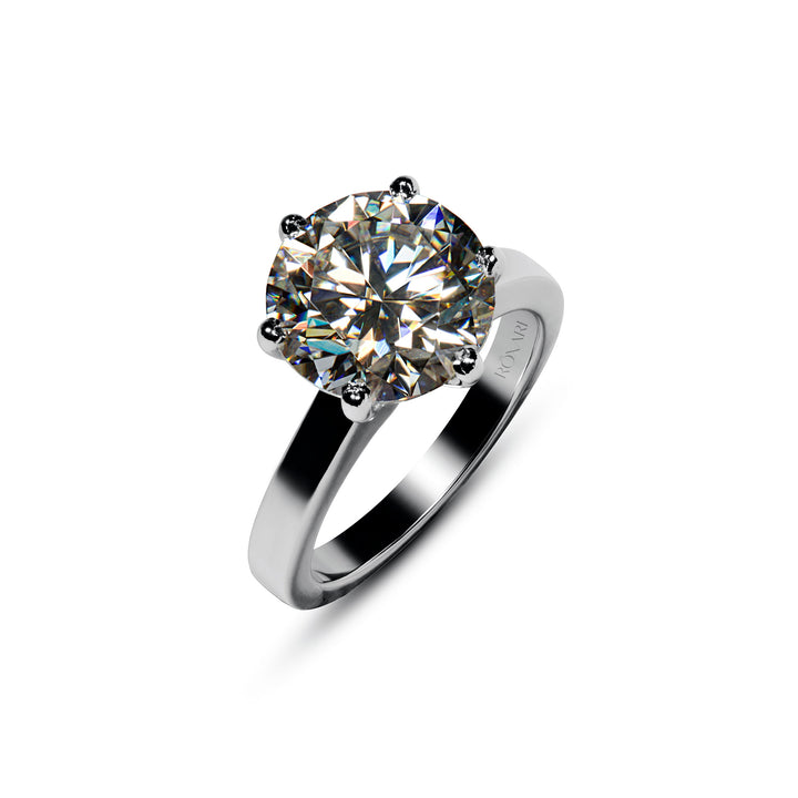 5 Carat Moissanite diamond ring Pakistan 