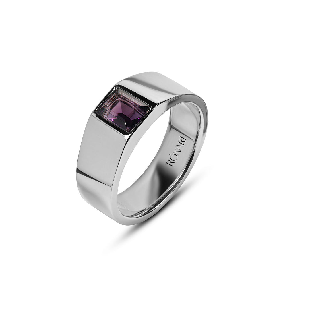 Amethyst stone ring for men Pakistan