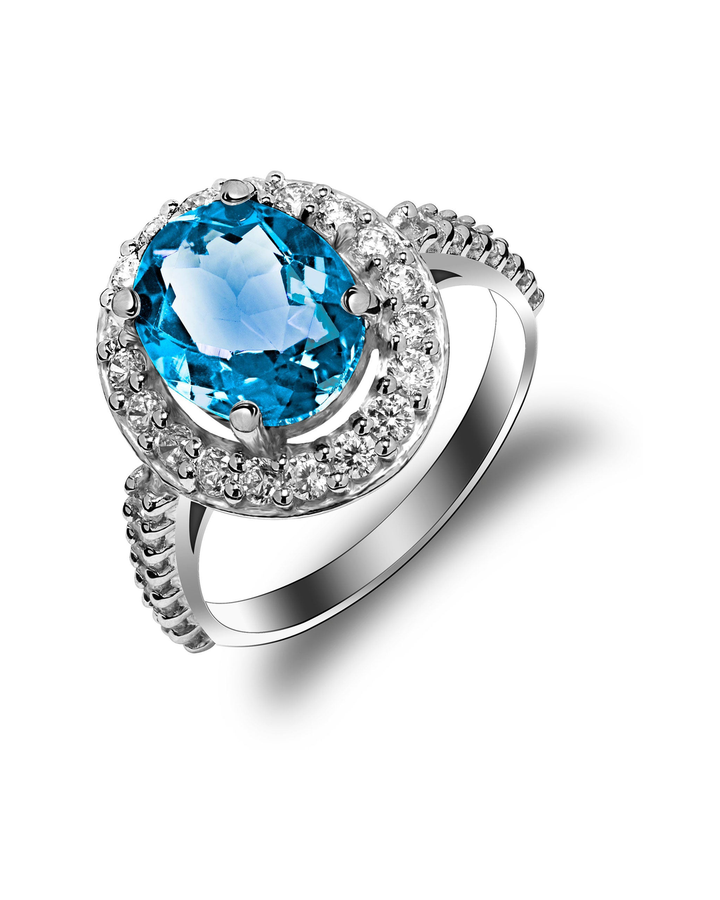 Blue Topaz ring