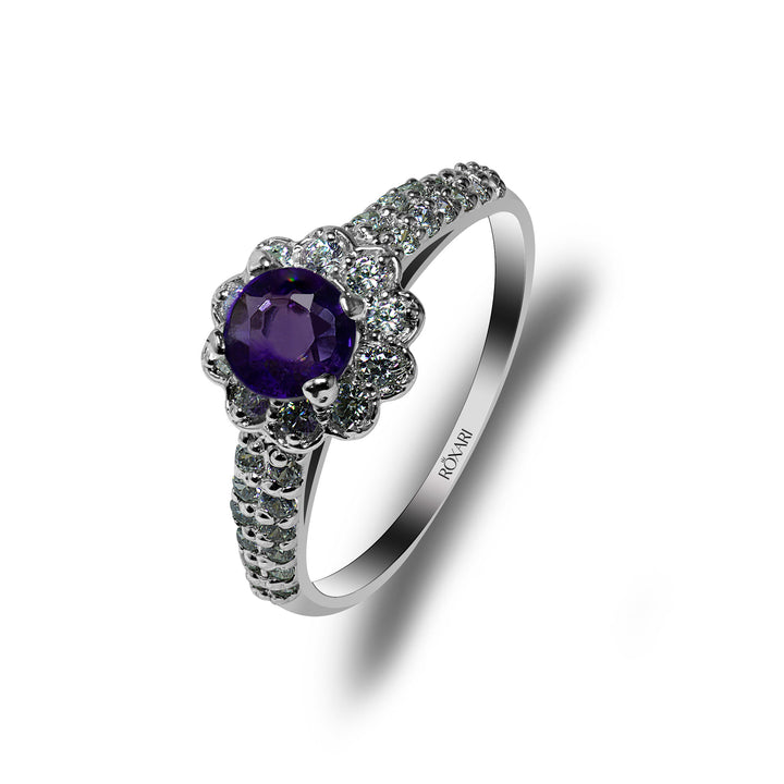 Natural Royal Amethyst Ring
