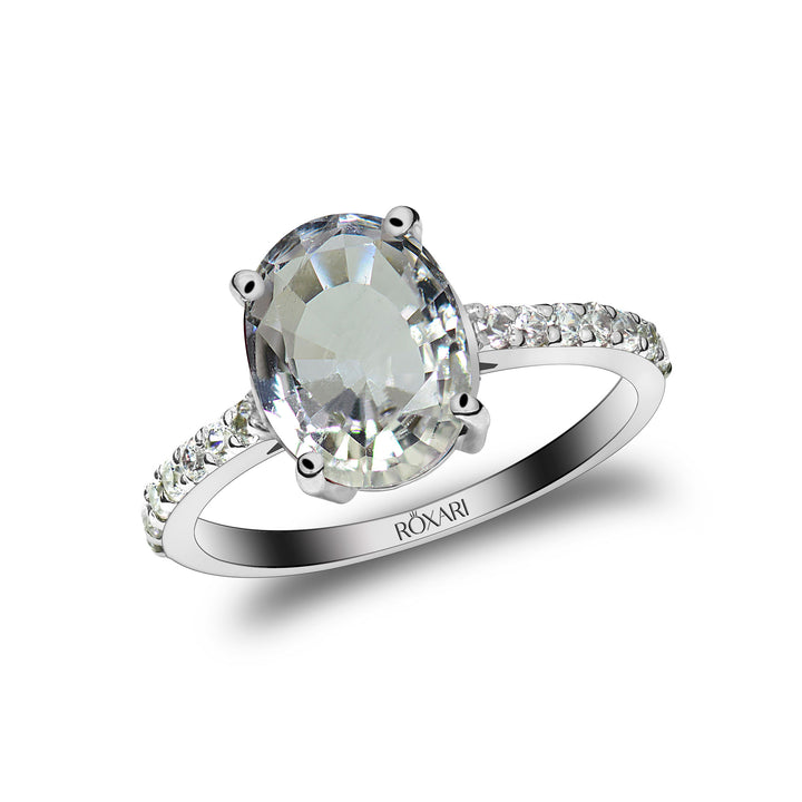 Aquamarine ring for girls | Roxari