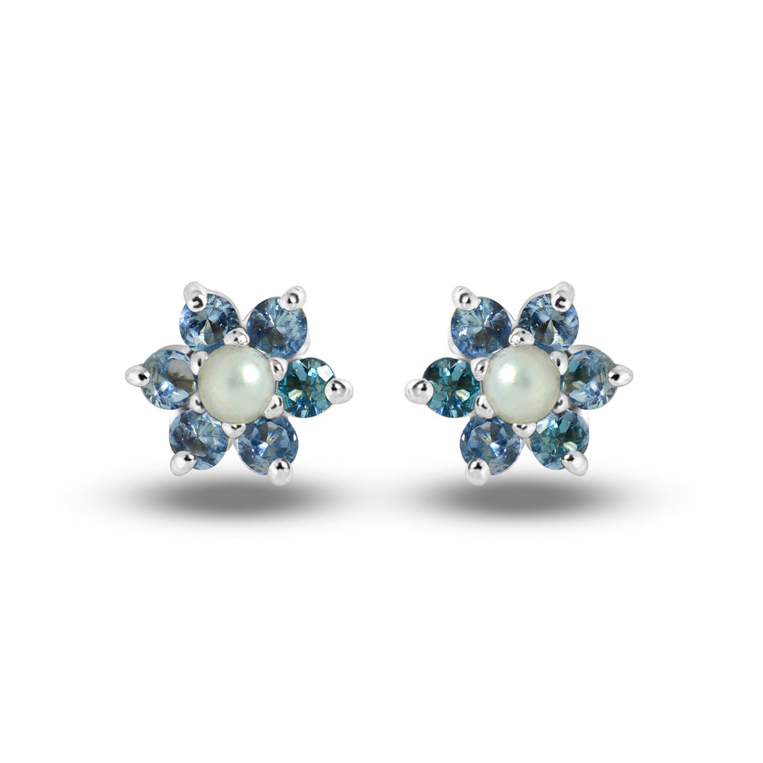 Blue Topaz Earrings