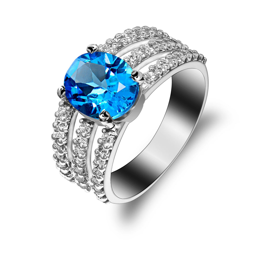 Blue Topaz ring