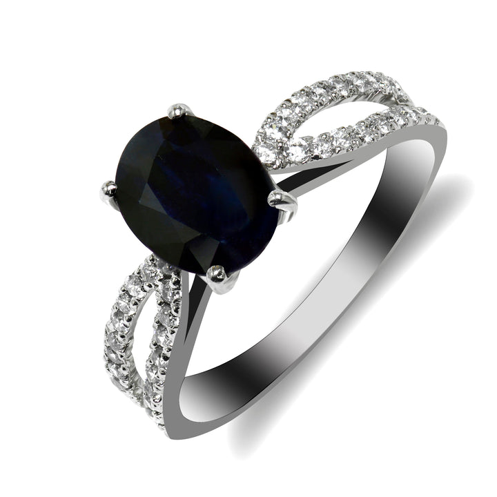 Blue sapphire ring