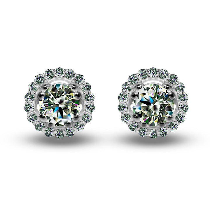 Moissanite Diamond Earrings