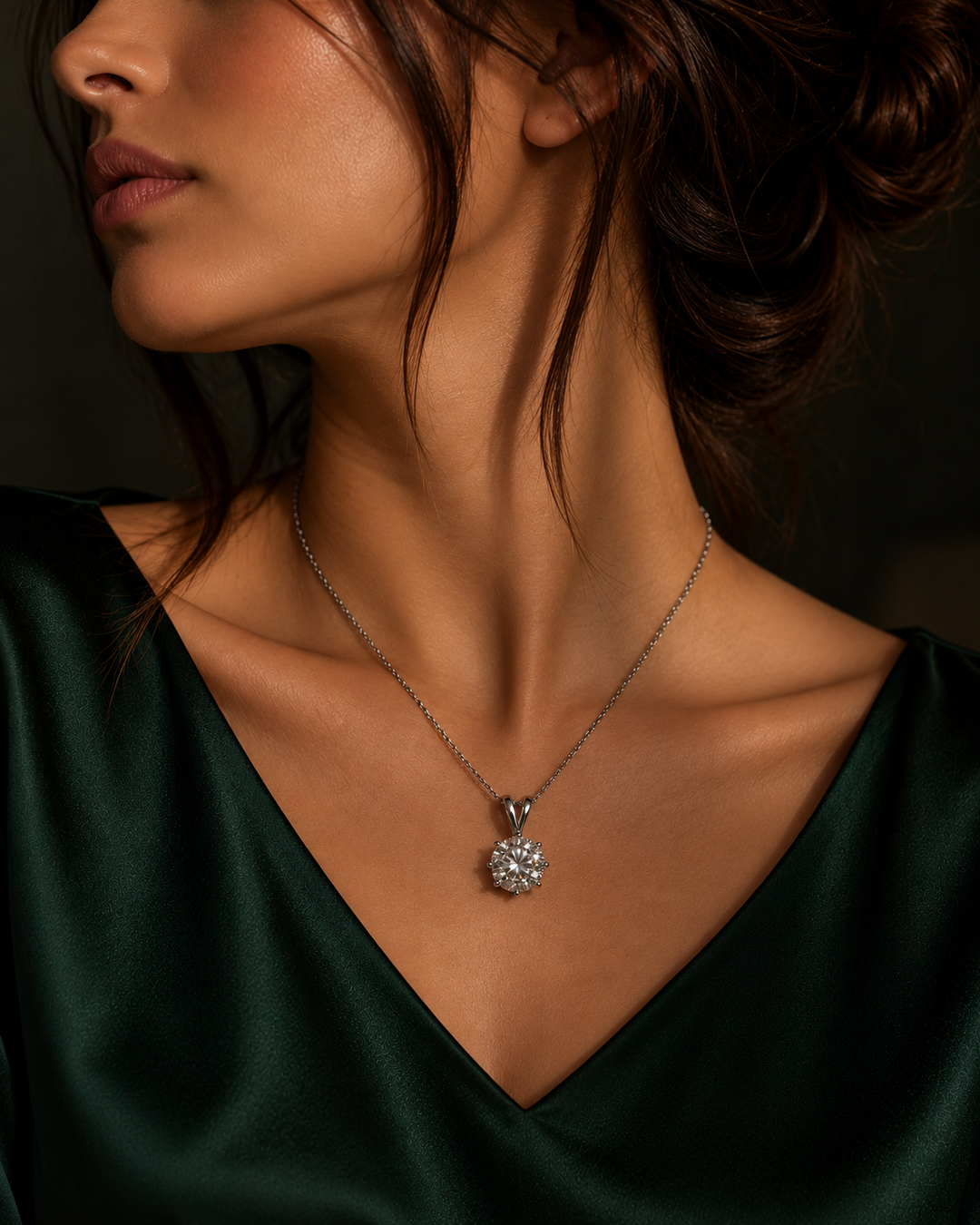 3 Carat Octa Shimmer Pendant