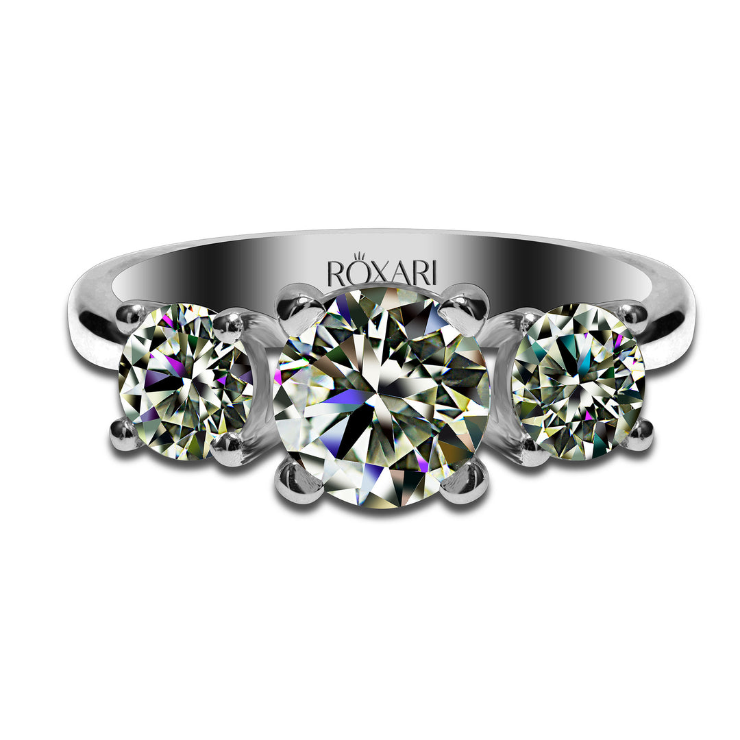 Moissanite Diamond Engagement ring for girls | Roxari
