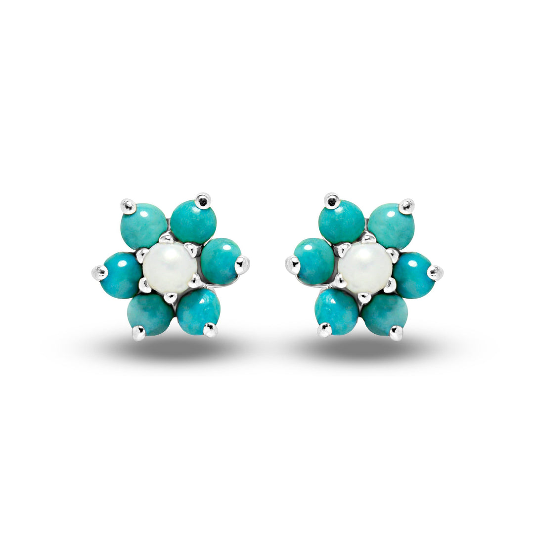 Feroza stone earrings