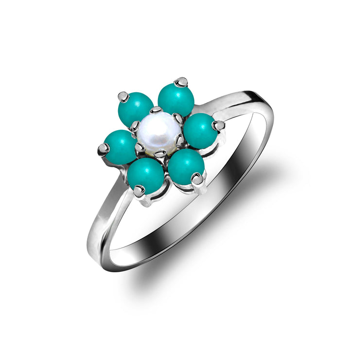Feroza stone ring