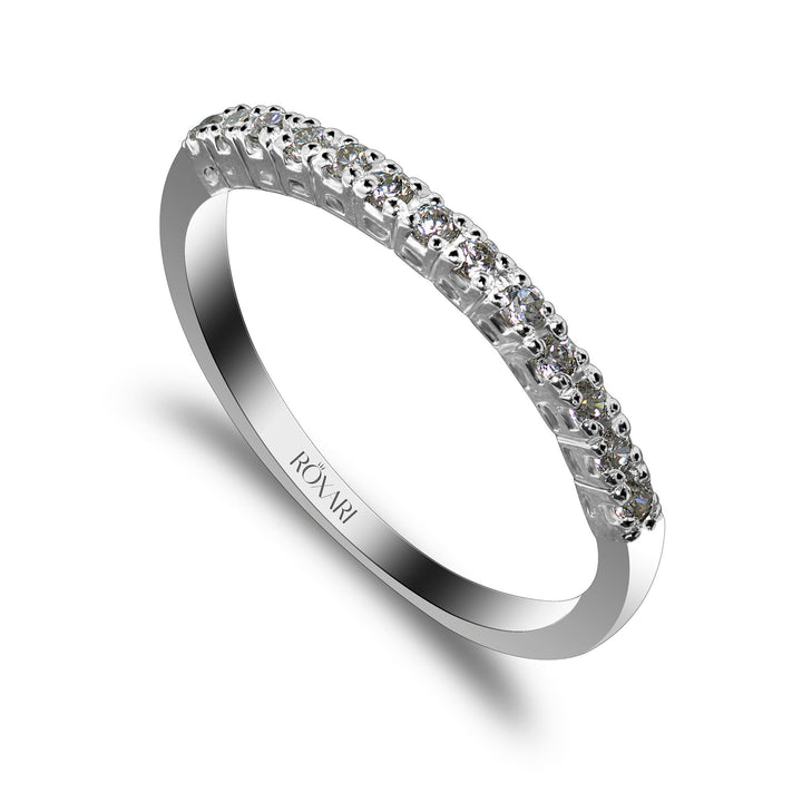 Moissanite Diamond Infinity Band