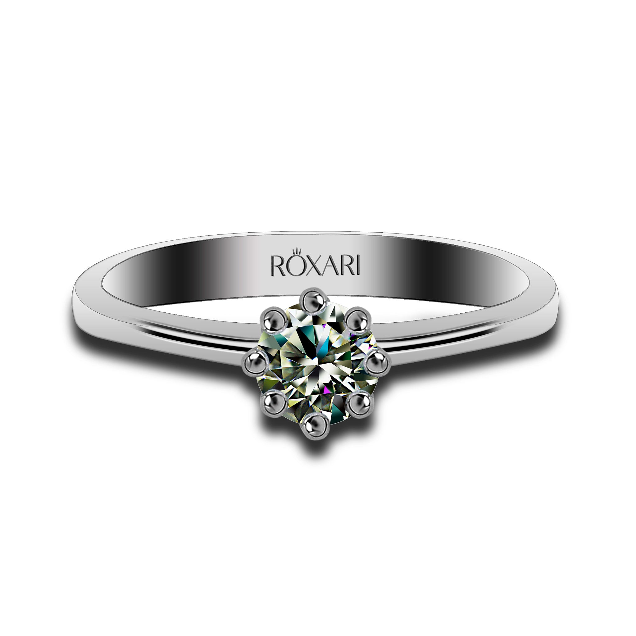 Sarvada Diamonds Women's Unique Solitaire Diamond Ring, Size: Free Size at  Rs 93039 in Surat