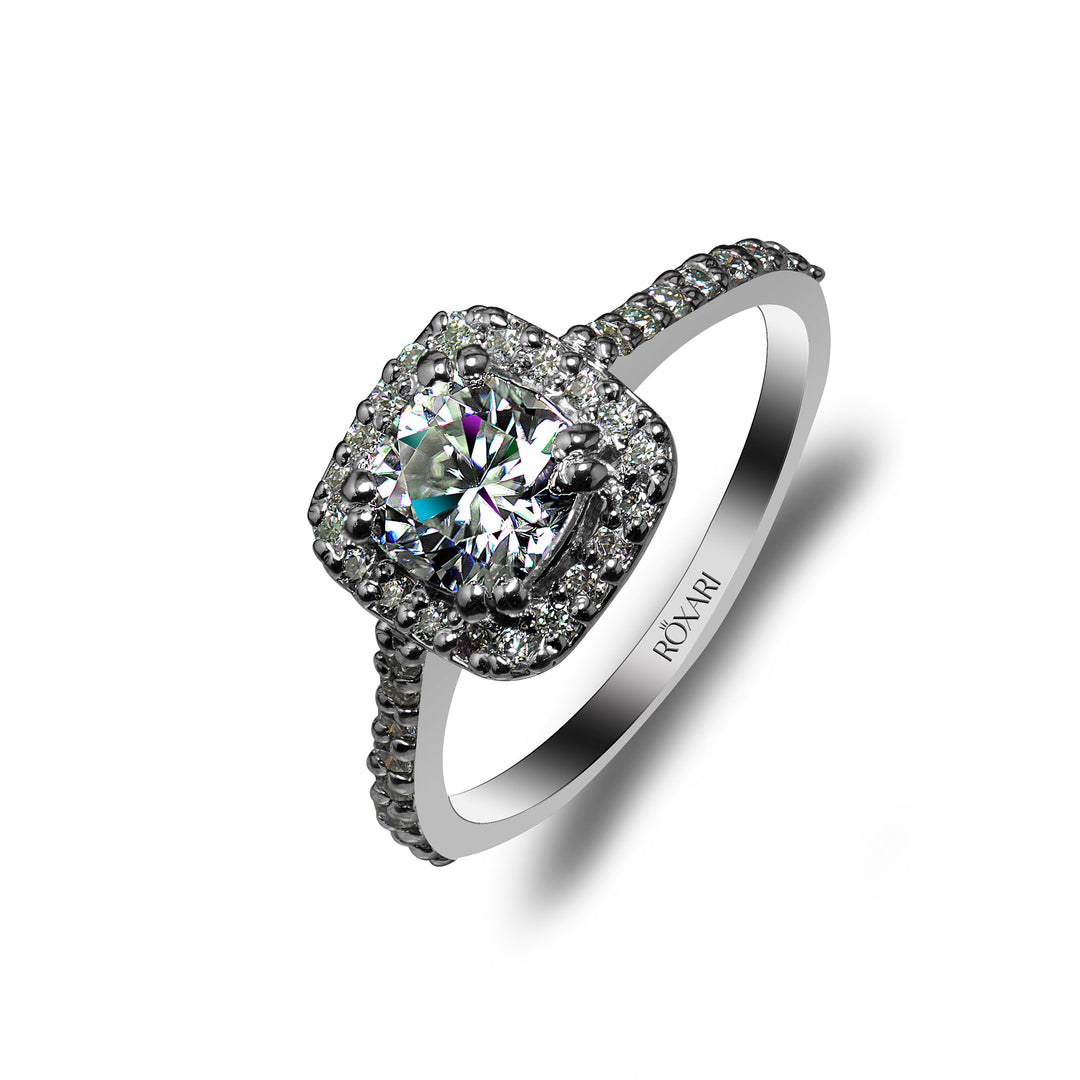 Moissanite ring for women | Roxari