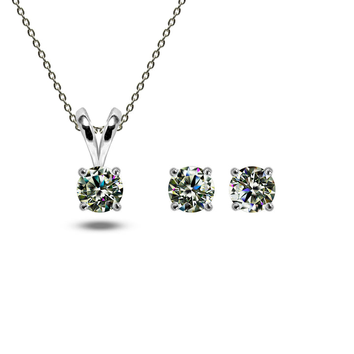 Moissanite Diamond locket set | Roxari