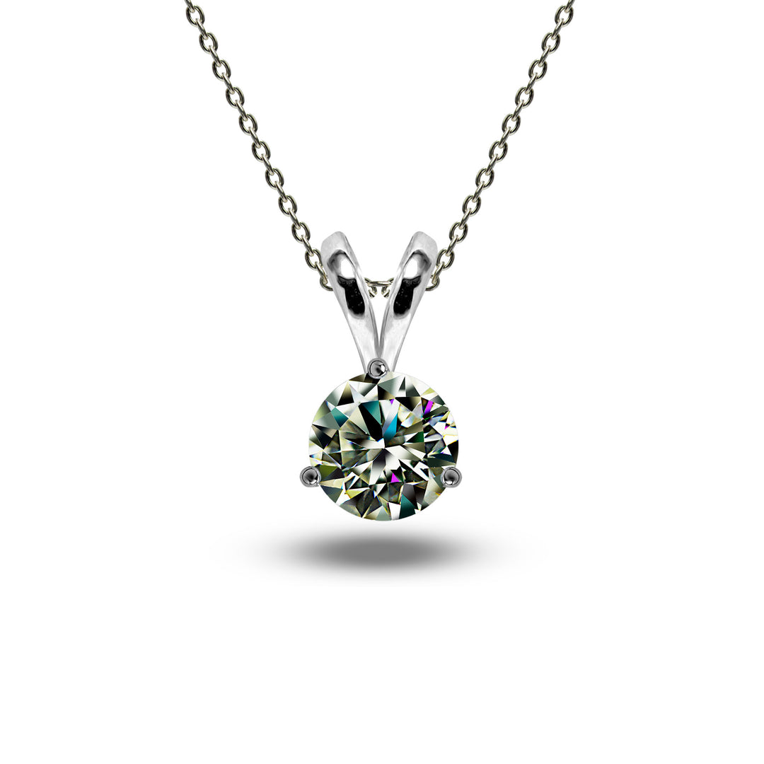 Moissanite Diamond Pendant for women| Roxari